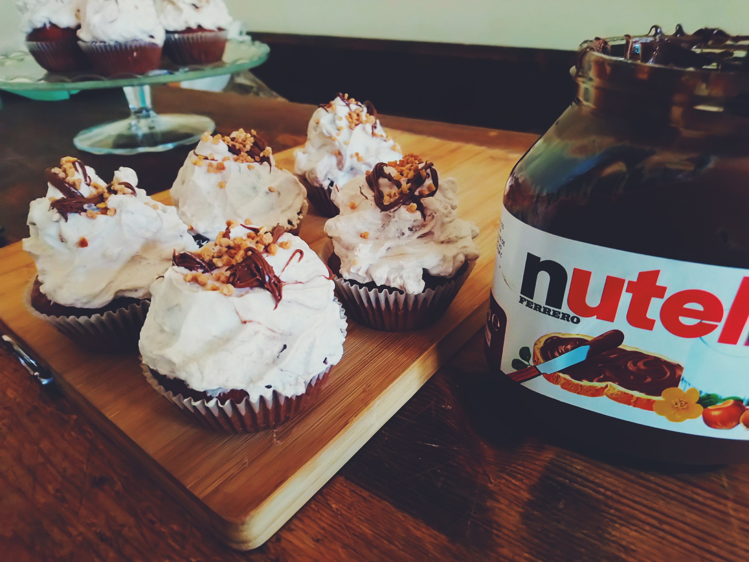 (много шоколадови) Къпкейкове с Нутела: изпробване на нова&nbsp;рецепта